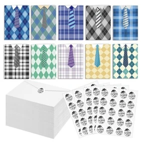 100 Set Father'S Day Cards with Envelopes Stickers Bulk, Assorted Father'S Day - Picture 1 of 3