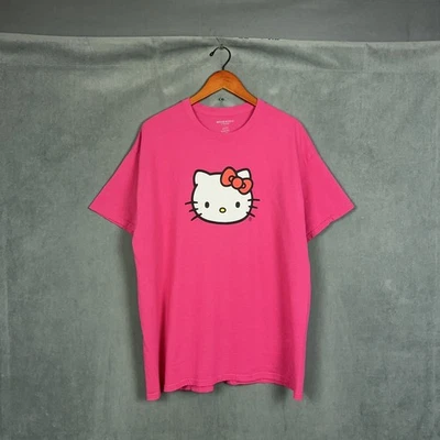 Camiseta Rosa Anti Social Social Club X Hello Kitty Para Hombre Talla XL Rosa Caliente Foto 1 de 4