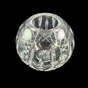 Jarrón Waterford Lismore 6" Rose Bowl Ball Glass firmado - Imagen 1 de 3