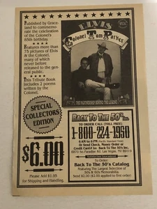 Colonel Tom Parker Elvis Presley Print Ad Advertisement TPA8 - Picture 1 of 2