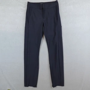 Athleta Stellar Trouser Womens Size 2 Black Stretch Zipper Ankle Pants - Picture 1 of 7
