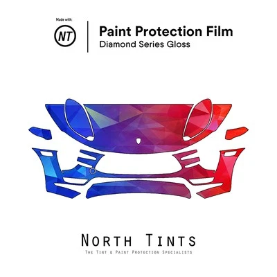 Porsche Macan Turbo 2014-2018 Kit de sujetador transparente película de protección de pintura precortada PPF Foto 1 de 4