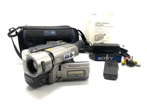 SONY CCD-TRV46E Hi8 Tape PAL Digital Video Camera HANDYCAM Complete Working Set - Picture 1 of 19