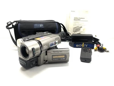 SONY CCD-TRV46E Hi8 Tape PAL Digital Video Camera HANDYCAM Complete Working Set - Image 1 of 4