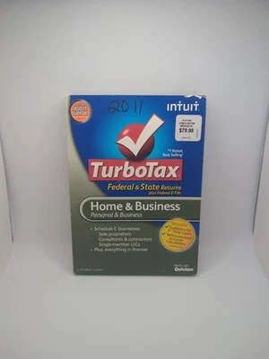 TurboTax 2011 Hogar y Empresas Devoluciones federales y estatales para Windows y Mac Foto 1 de 4