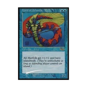 WOTC MtG JSS/MSS Promos Lord of Atlantis (P) (Foil) EX - Picture 1 of 1