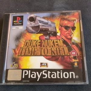 Duke Nukem: Time to Kill - Sony PS1 Playstation 1 Game PAL Complete Black Label - Picture 1 of 4