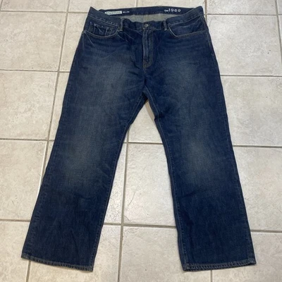 GAP 1969 Jeans Mens Tagged 38” 40x30 Blue Denim Pants Straight Ringspun Denim A3 - Image 1 of 4