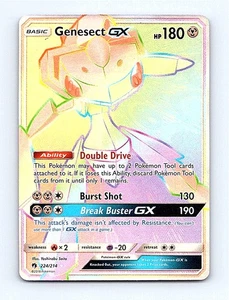 🔥🔥 Pokemon NM+ Sun moon - Lost Thunder #224/214 Genesect GX (Secret) - Bild 1 von 2