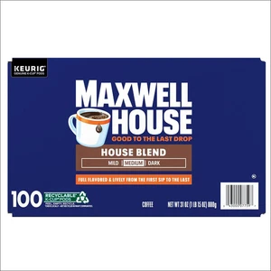 Maxwell House, House Blend Medium Roast Coffee Keurig K-Cups (100 ct.) BEST DEAL - Picture 1 of 11
