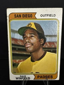 Tarjeta de novato 1974 Topps Dave Winfield #456 Padres en muy buena condición - Imagen 1 de 5