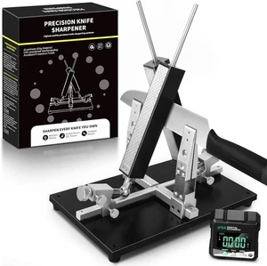 ✅ Feststehender Winkel Messerschärfer Set mit digitaler Winkelanzeige #400, #1000 Diamant - Bild 1 von 6