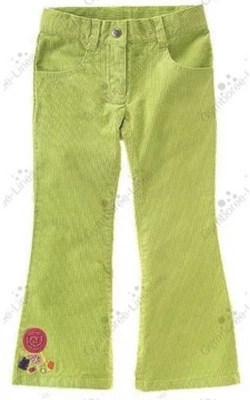 Calça de veludo verde Gymboree nova com etiquetas Candy Shoppe tamanho 6 - Imagem 1 de 3