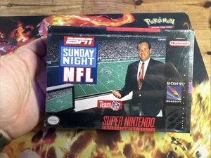 ESPN Sunday Night NFL Super Nintendo SNES 1991 NUEVO SELLADO DE FÁBRICA - Imagen 1 de 6