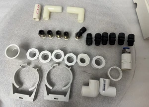 Adaptador Lasco 1"x1/2", Conector Legris 3/8, Empuñadura de cable Heyco NPT 3/8, Clic 59-63,5 - Imagen 1 de 11