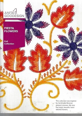 Anita Goodesign Full Collection - Fiesta Flowers (CD-ROM) - Image 1 of 2