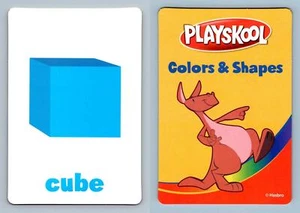 Blue Cube - Colors & Shapes Basic Skills Pre K-K Flash Card - Picture 1 of 1