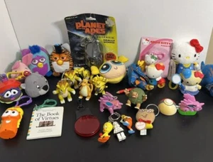 Lot 20+ Assorted Plush Keychains Backpack Hangers. Hello Kitty Furby Disney - Picture 1 of 8