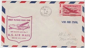 TurtlesTradingPost- Chicago A.M. No 1 1946 United Airlines First Flight - Picture 1 of 1