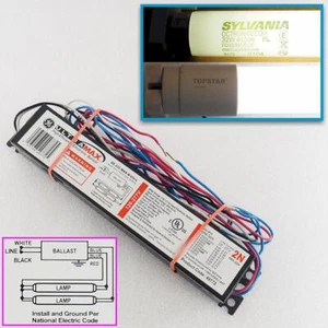 GE ULTRAMAX 120V-277V GE-232-MAX-N/Balastro Ultra Electrónico T8 Fluorescente/LED - Imagen 1 de 2