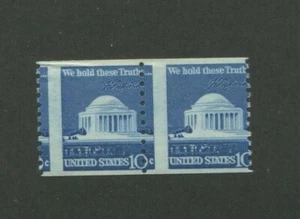 Par de estampillas postales de Estados Unidos #1520 MNH EN MUY BUEN ESTADO MAL PERFECTO ERROR - Imagen 1 de 1