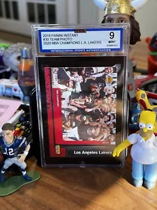 2019 Panini Instant #30 2020 NBA Champion LA Lakers Team Photo ISA 9๐๐ - Picture 1 of 4