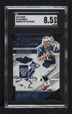 2016 Panini Knights of the Round Die-Cuts Tom Brady #6 SGC 8.5