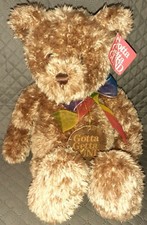 2x Gund Gotta Getta 1999 16" Bearessence + 15" Bloomingdale's Little Brown Bear 