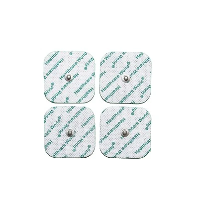 TENS Electrode pads 5x5cm with Stud Connection 3.5mm stud (4 PCS) - Image 1 of 4