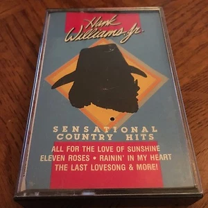 Hank Williams Jr. "Sensational Country Hits" (Cassette Tape) - Picture 1 of 4