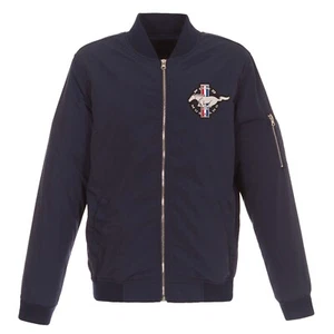 Chaqueta de bombardero ligera de nailon Ford Mustang logotipo bordado Nany - Imagen 1 de 3