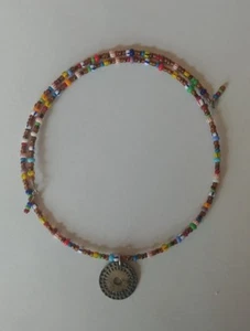 N1505 Retired Multibeaded Silpada Choker Necklace - Picture 1 of 5