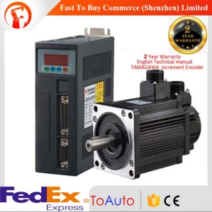1.5KW Brake Servo Motor 6NM NEMA52 AC 220V Servo Driver For CNC Milling Machine - Picture 1 of 13