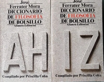 Jose Ferrater Mora-Diccionario de filosofía de bolsillo.2 volumenes.Alianza.1990 - Imagen 1 de 2