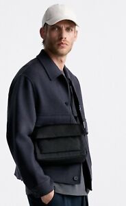 Zara Crossbody Quilted Bag With Purse Men