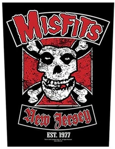 The Misfits New Jersey sew-on backpatch 360mm x 300mm - Picture 1 of 1