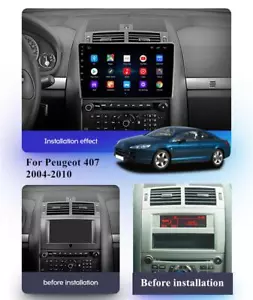 9'' Android 11 2+32GB Car Stereo Radio GPS Nav Head Unit For Peugeot 407 2004-10 - Bild 1 von 24