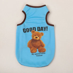 Small Floral Dog Clothes Puppy Pet Cat Shirt T-Shirt Small Clothing Vest Printed - Picture 1 of 18