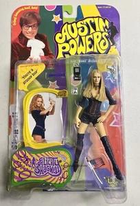 Austin Powers FELICITY SHAGWELL Sealed On Card McFarlane 1999 Action Figure - Picture 1 of 5