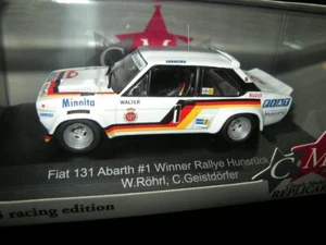 1:43 CMR Fiat 131 Abarth#1 Winner Rallye Hunsrück W. Röhrl/C. Geistdörfer en embalaje original - Imagen 1 de 1