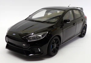 Autoart 1/18 Scale Model Car 72952 - 2016 Ford Focus RS - Shadow Black - Picture 1 of 8