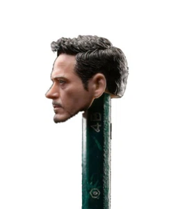 Tony Stark 1/12 Cabeza Escultura Tallada Modelo Juguete Los Vengadores para Figura de Acción de 6 - Imagen 1 de 3