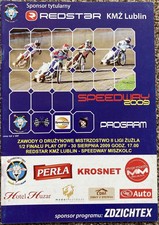 30/8/2009 Lublin vs Miszkolc Speedway Programme