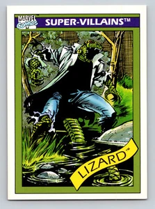 1990 Marvel Universe Series 1 #67 Lizard Super Villains Trading Card MCU - Picture 1 of 2