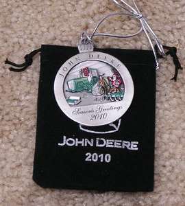 NEU-------2010 John Deere Zinn Weihnachtsschmuck - Bild 1 von 1
