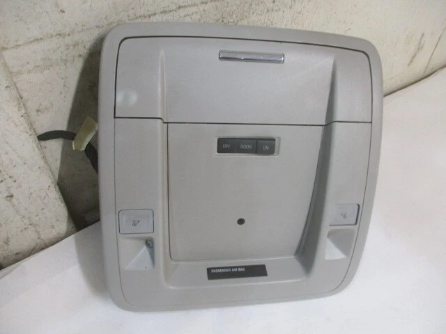 Chevrolet Silverado 1500 3500 Overhead Roof Console w/Lights OEM LKQ - Image 1 of 4