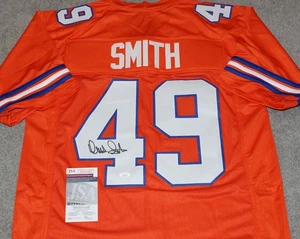 DENNIS SMITH Denver Broncos #49 signiertes ORANGE CRUSH Trikot + JSA COA W3265 - Bild 1 von 3