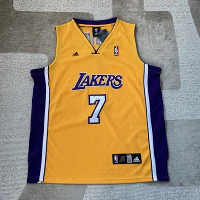 Adidas Los Angeles Lakers Swingman Ramon Sessions Gold Jersey Men’s 52 NWT - Image 1 of 4