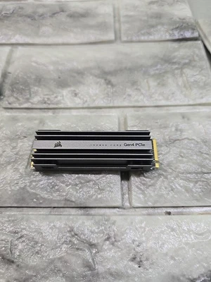 Corsair MP600 Core M.2 2TB PCIe Gen 4.0 x4 NVMe 1.3 3D QLC Internal Solid TESTED - Image 1 of 2