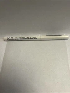 NYX Makeup Retractable Eye Liner Pencil Crayon in White FULL SIZE 0.01 oz SEALED - Picture 1 of 1
